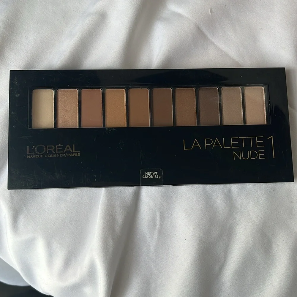 L'Oreal La Palette Nude 1 Eyeshadow Palette Malani Face Powder 10 Chestnut